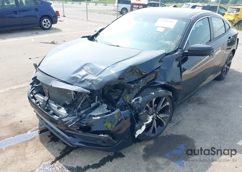 2021 Honda Civic Sport z USA, uszkodzony, nr VIN 19XFC2F87ME000522